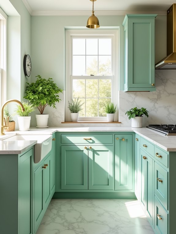 fresh airy pale mint