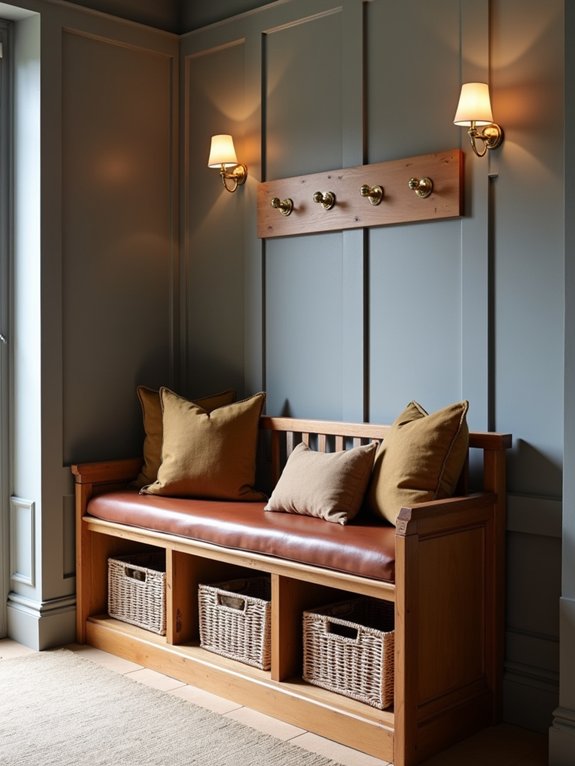functional hallway bench styles