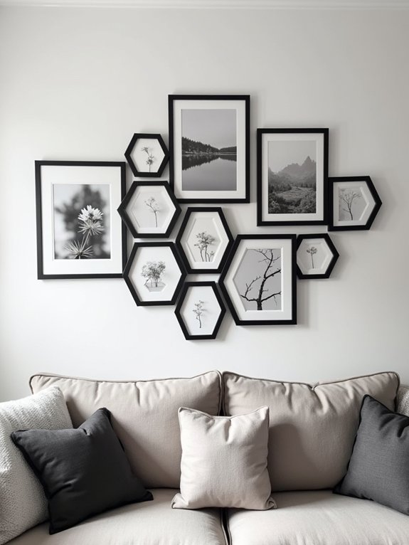 geometric art arrangement tips