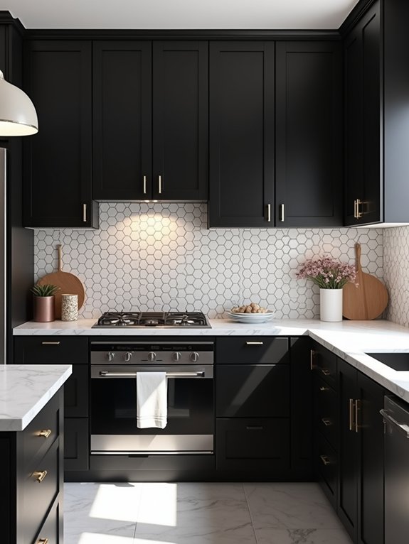 geometric kitchen design elements