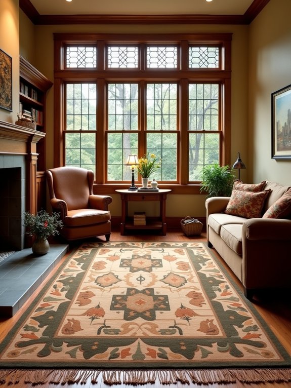 geometric nature inspired area rugs