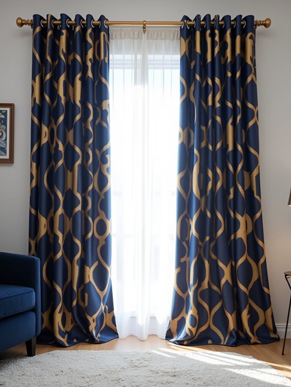 geometric patterns enhance interiors
