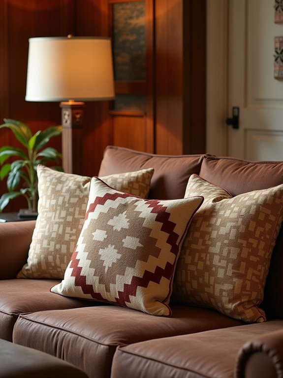 geometric patterns in textiles