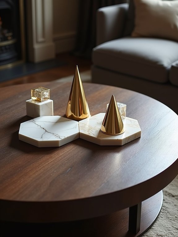 geometric shapes create balance
