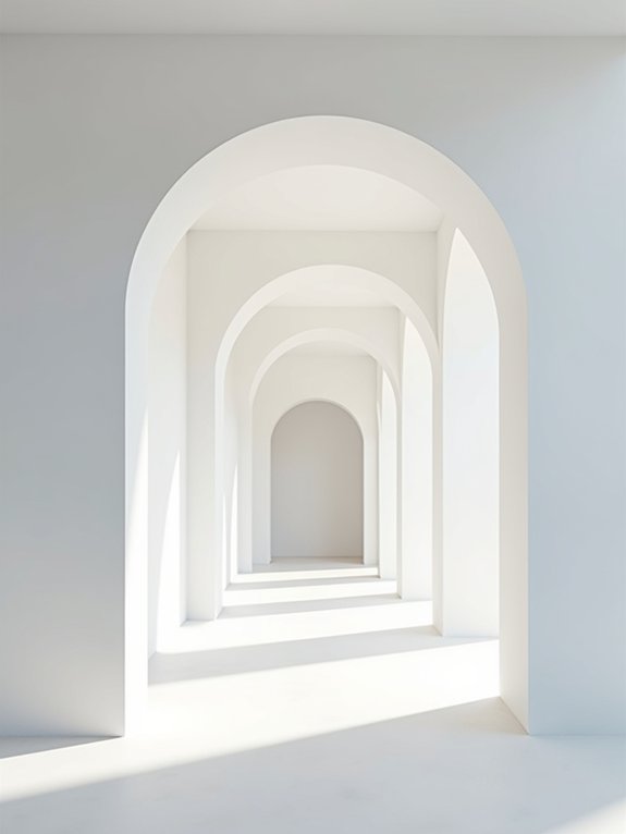 geometric wall display techniques