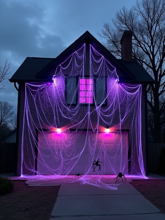 giant spider web display