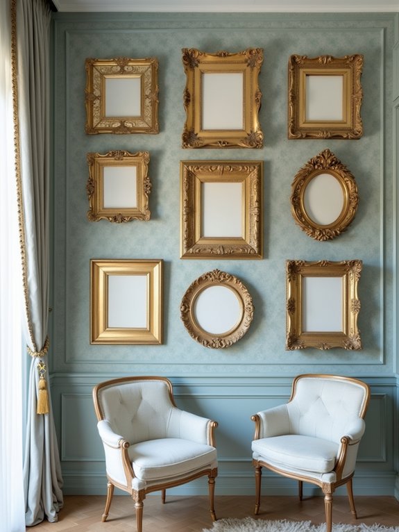 gilded frame arrangement tips