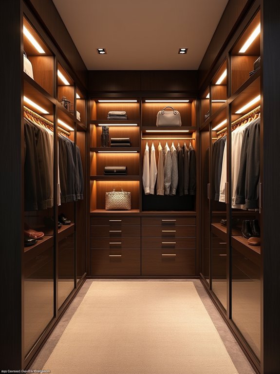 glamorous wardrobe organization ideas