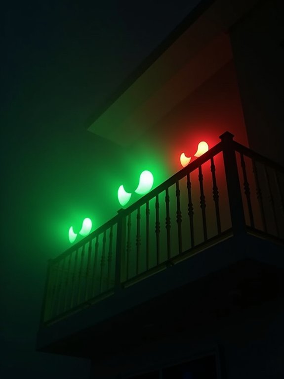 glowing monster eyes decoration