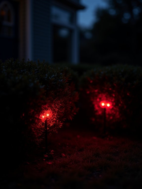 glowing spider eyes decoration
