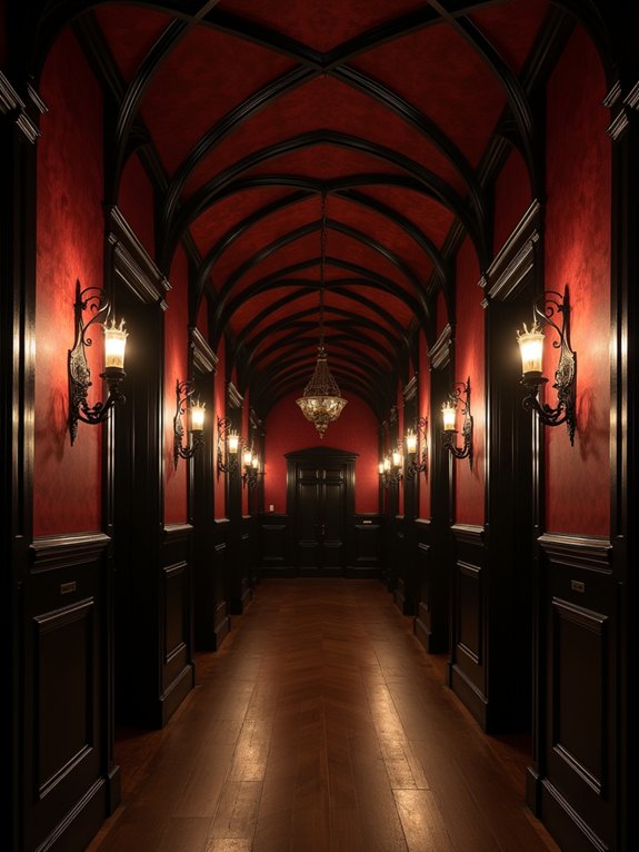 gothic charm in hallways