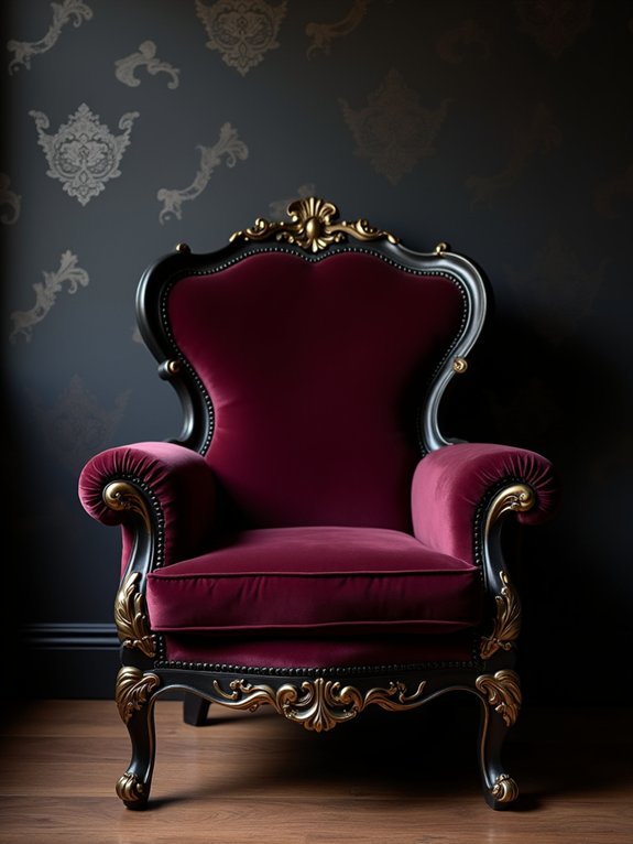 gothic clawfoot furniture accents
