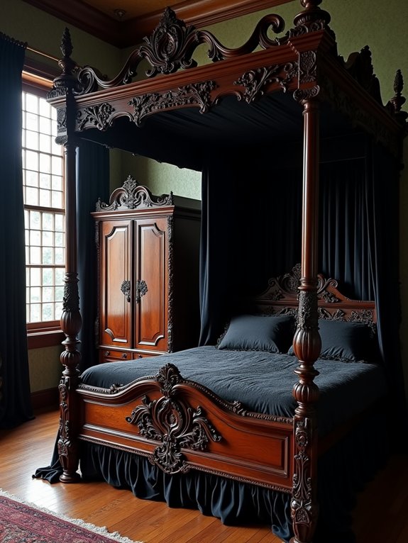 gothic dark wood elegance