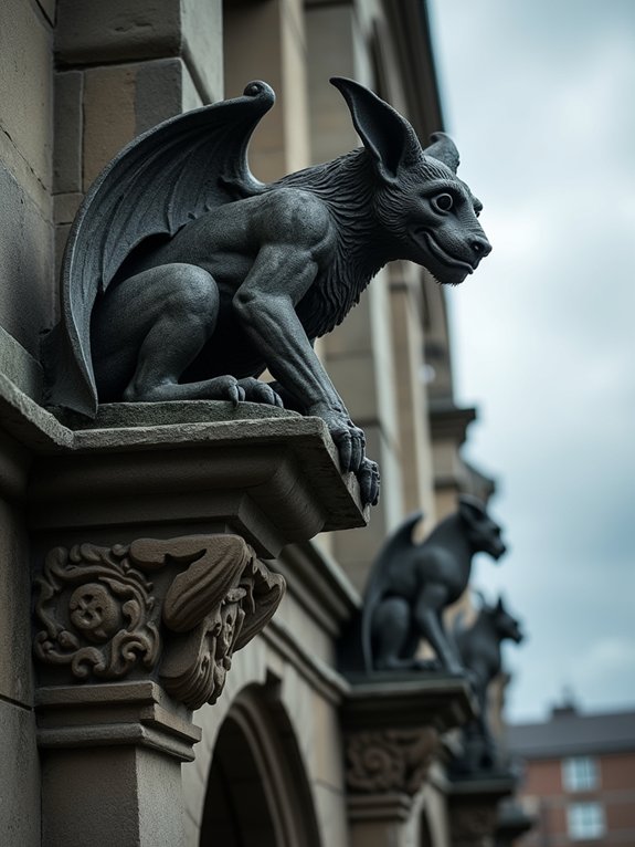 gothic decorative gargoyle pieces