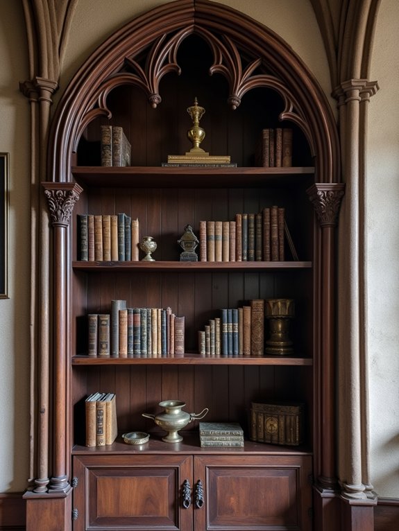 gothic flying buttress shelving