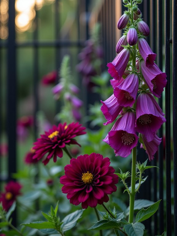 gothic garden dark blooms