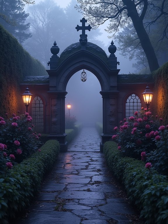 gothic garden lighting design