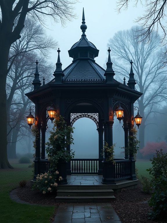gothic gazebo design elements