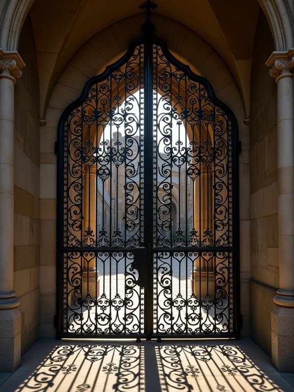 gothic iron gates artistry