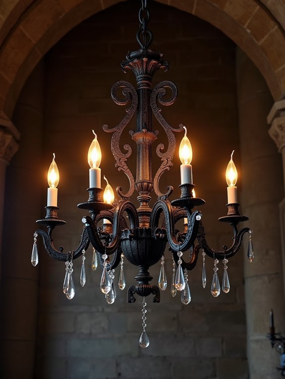 gothic lighting ambiance details