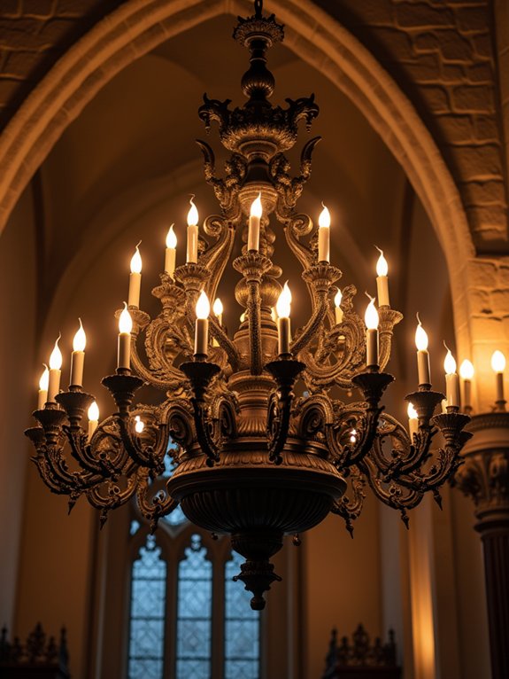 gothic medieval lighting elegance