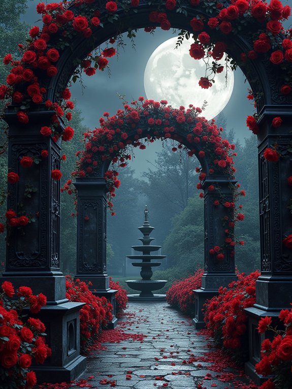 gothic rose garden design