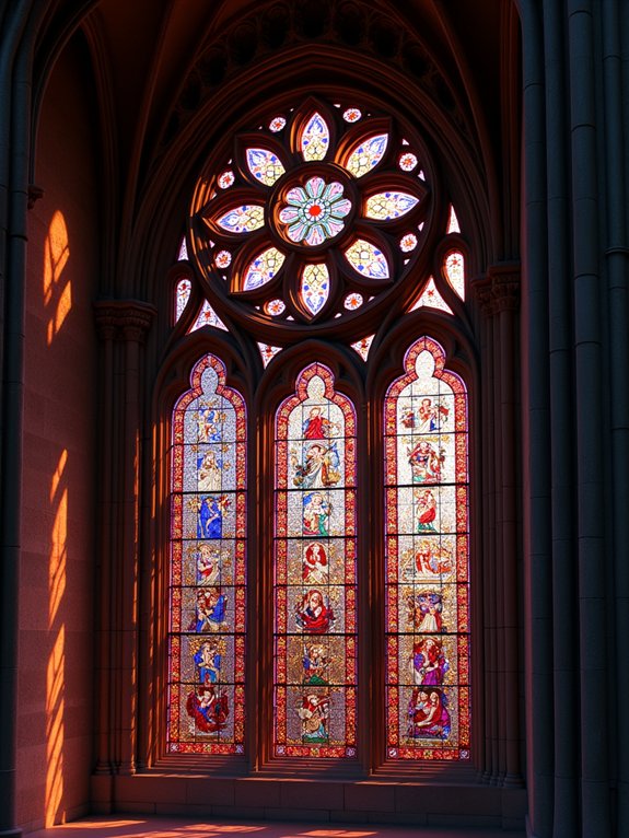 gothic rose window decor