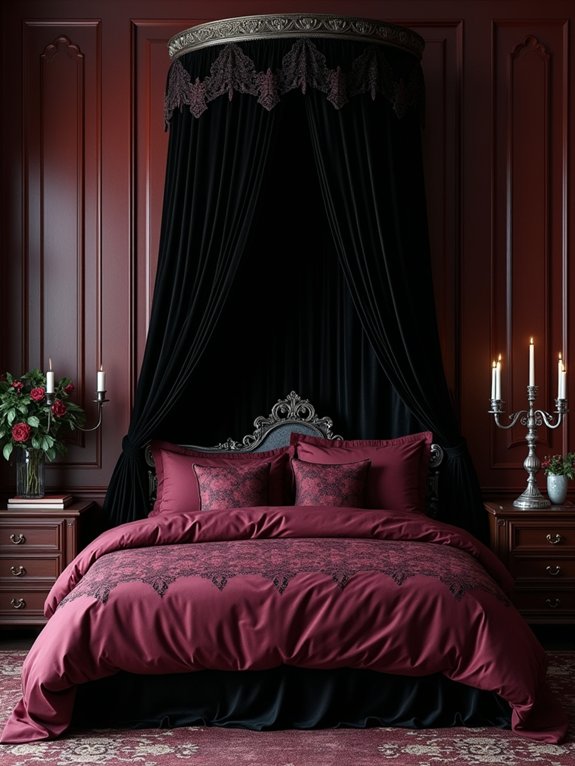 gothic vintage lace textiles