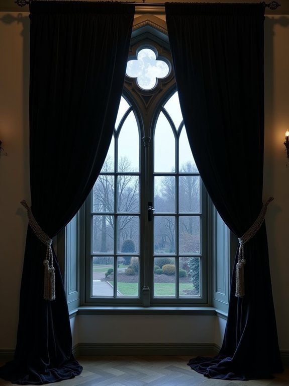 gothic window treatment ideas