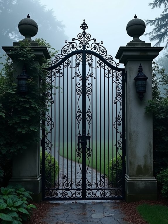 gothic wrought iron elegance