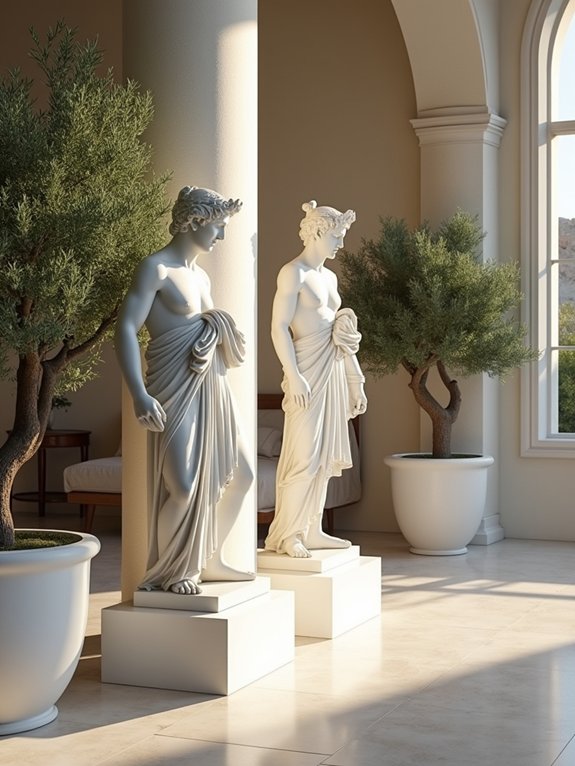 grecian statuary for interiors