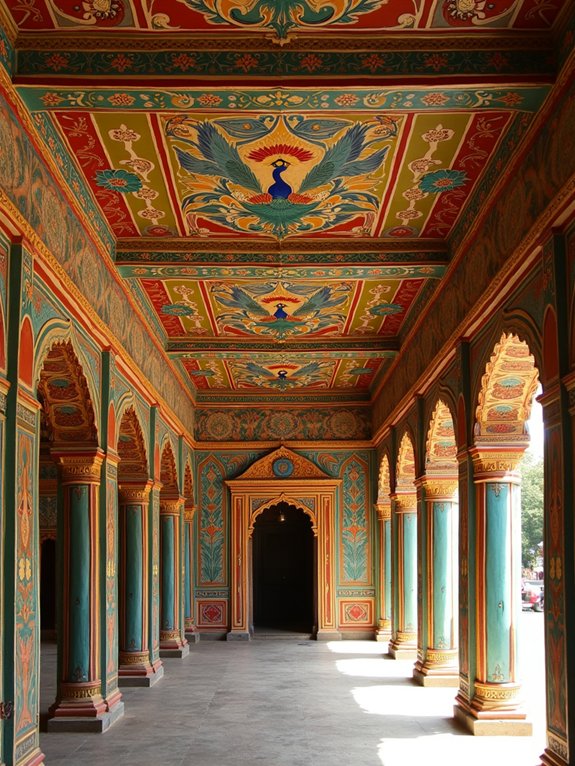 hand painted ceiling murals