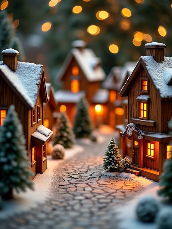handcrafted holiday village charm