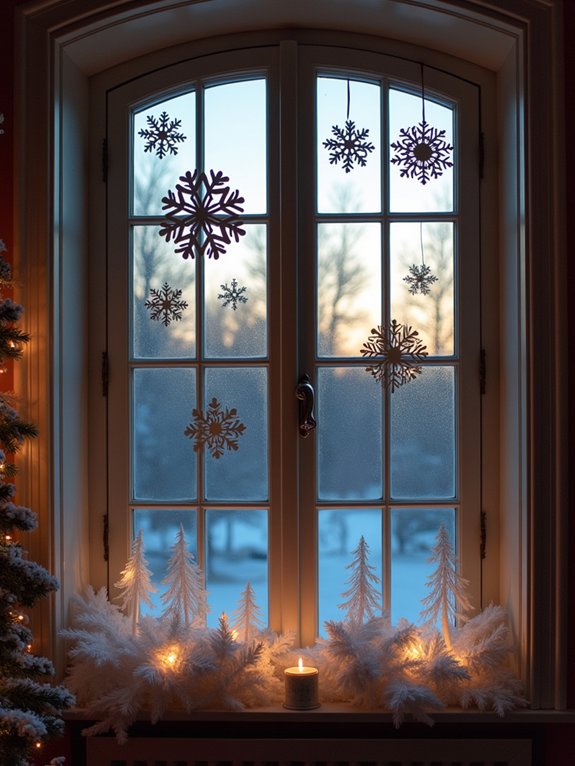 handmade paper snowflakes decorations