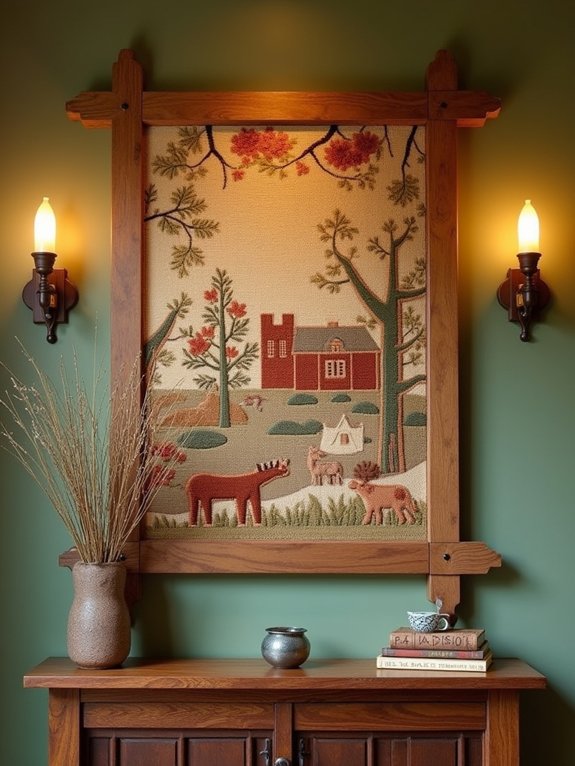 handwoven artisan wall hangings