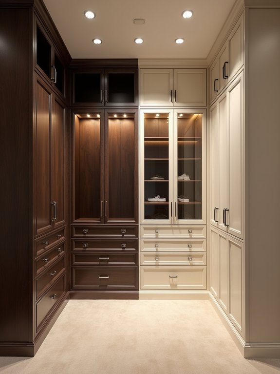 harmonious shared wardrobe design