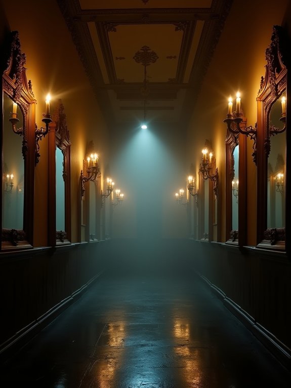 haunted mirror corridor display