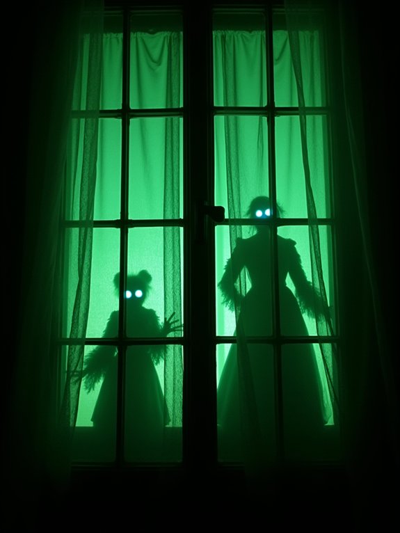 haunted portrait gallery display