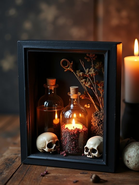 haunted treasures shadow box