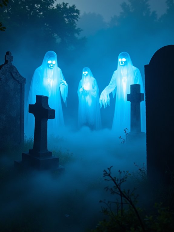 haunting ghostly projection effects