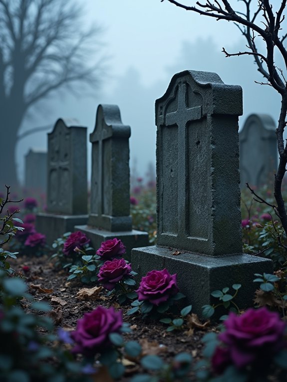 haunting halloween plant arrangements