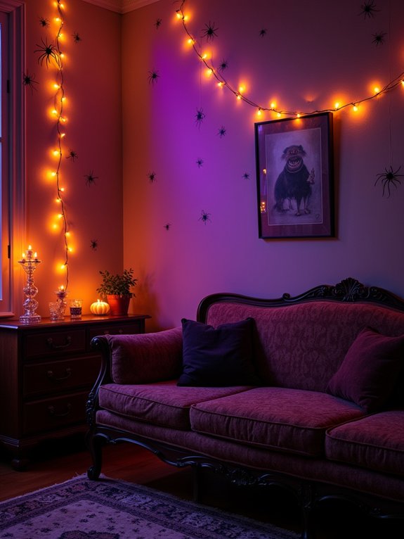 haunting string light ambiance