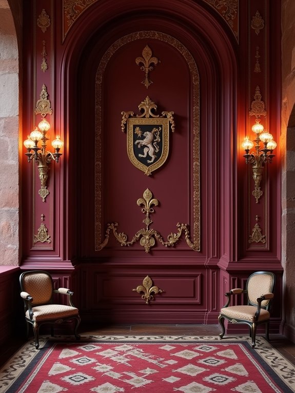 heraldic decor for sophistication