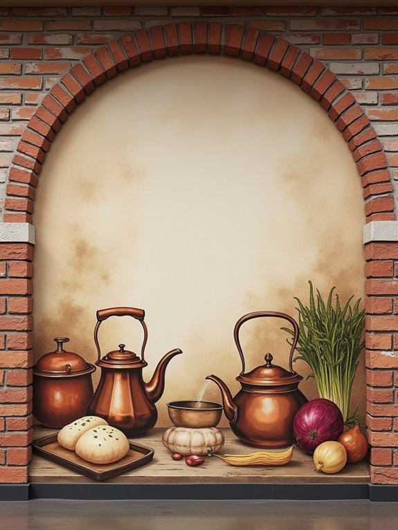 heritage recipe wall mural