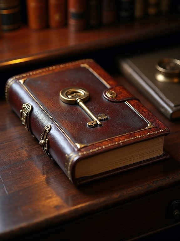 hidden book key storage