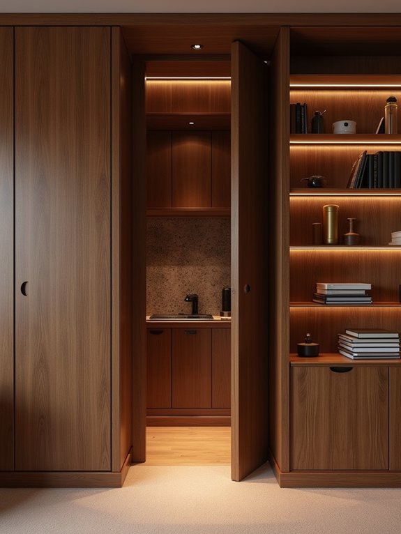 hidden door bookcase system