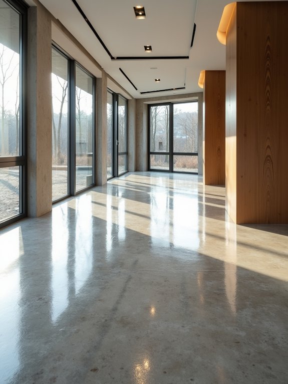high gloss polished concrete