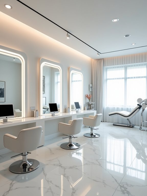 high tech beauty integration zones