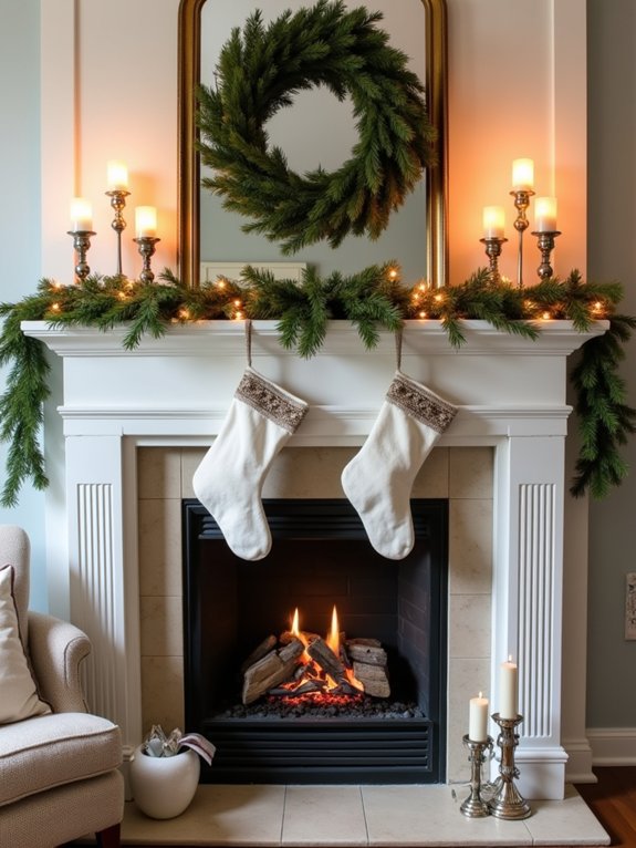 holiday mantel decoration ideas