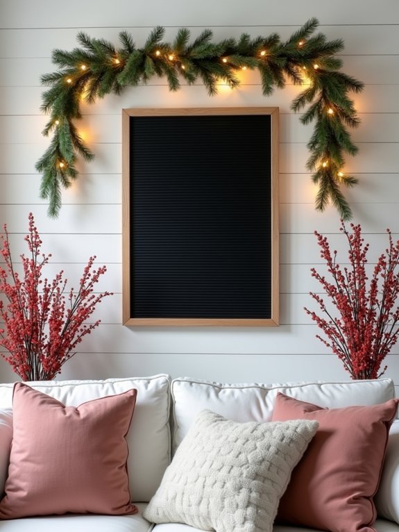 holiday message letter board